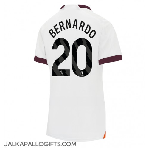 Manchester City Bernardo Silva #20 Vieraspaita Naiset 2023-24 Lyhythihainen